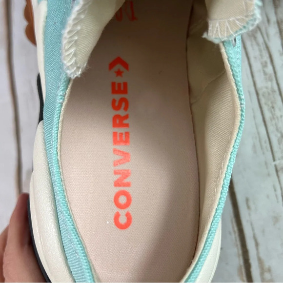 New Converse Run Star Motion Low Platform Water Droplets Green Sneakers - Picture 10 of 12